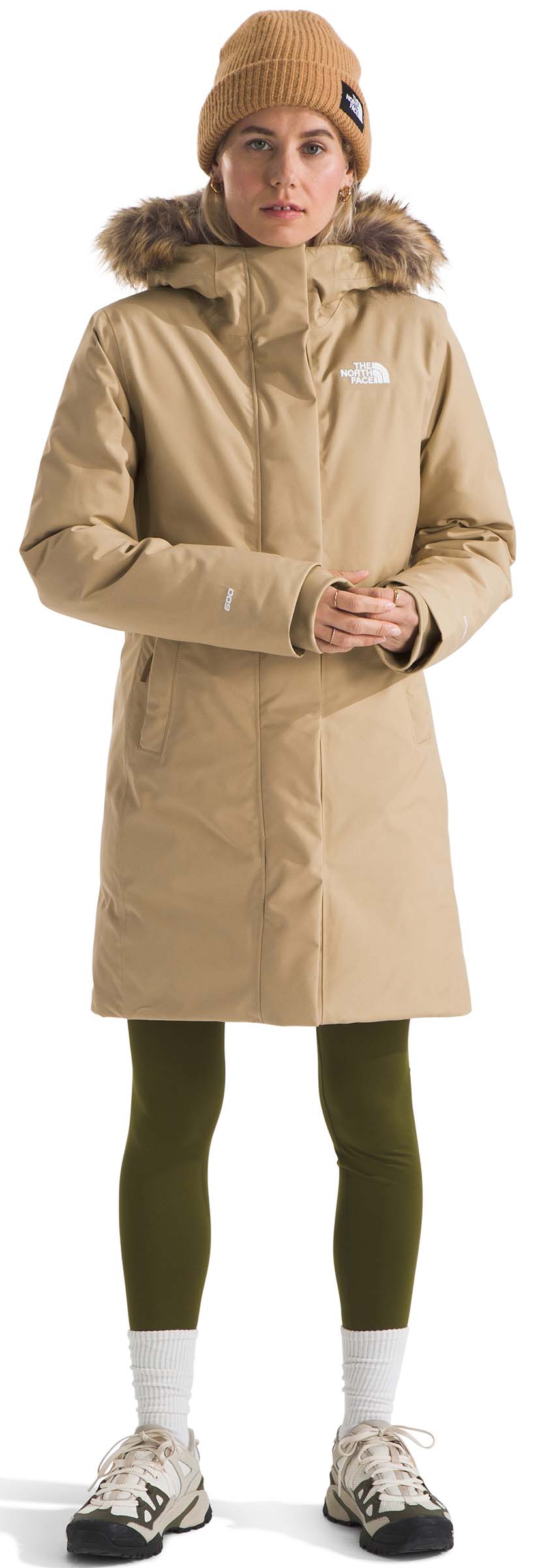 Women's Arctic Parka Khaki Stone – Quarks Shoes