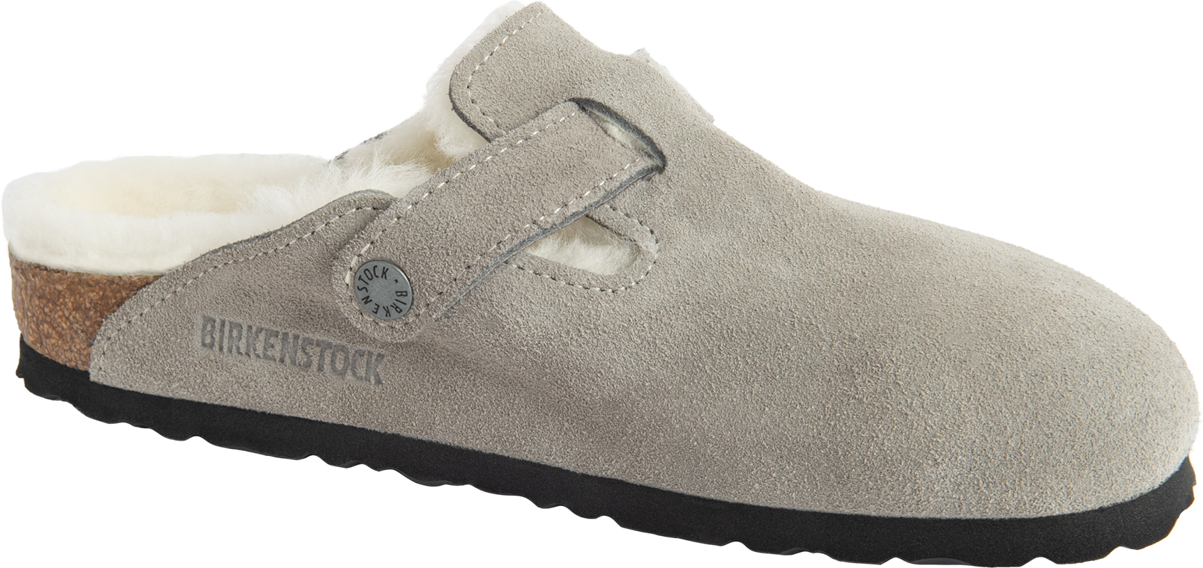 Boston Shearling Suede Leather Stone Coin Narrow Fit – Quarks Shoes