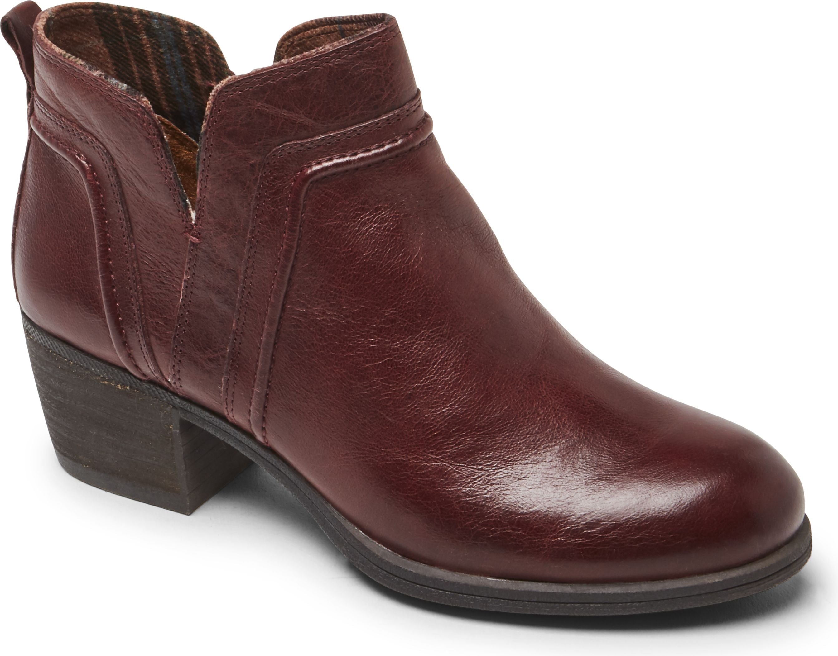 Anisa Vcut Bootie Burgundy - Wide â Quarks Shoes
