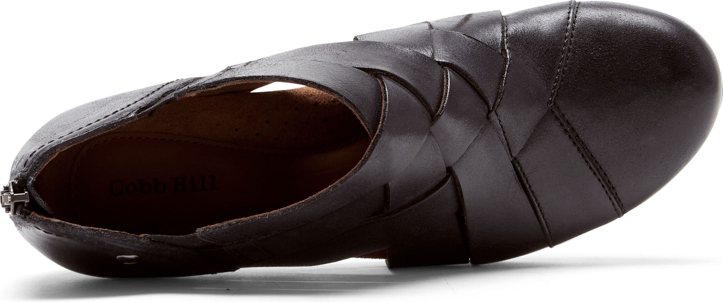 Cobb Hill Shoes Laurel Woven Black - Wide