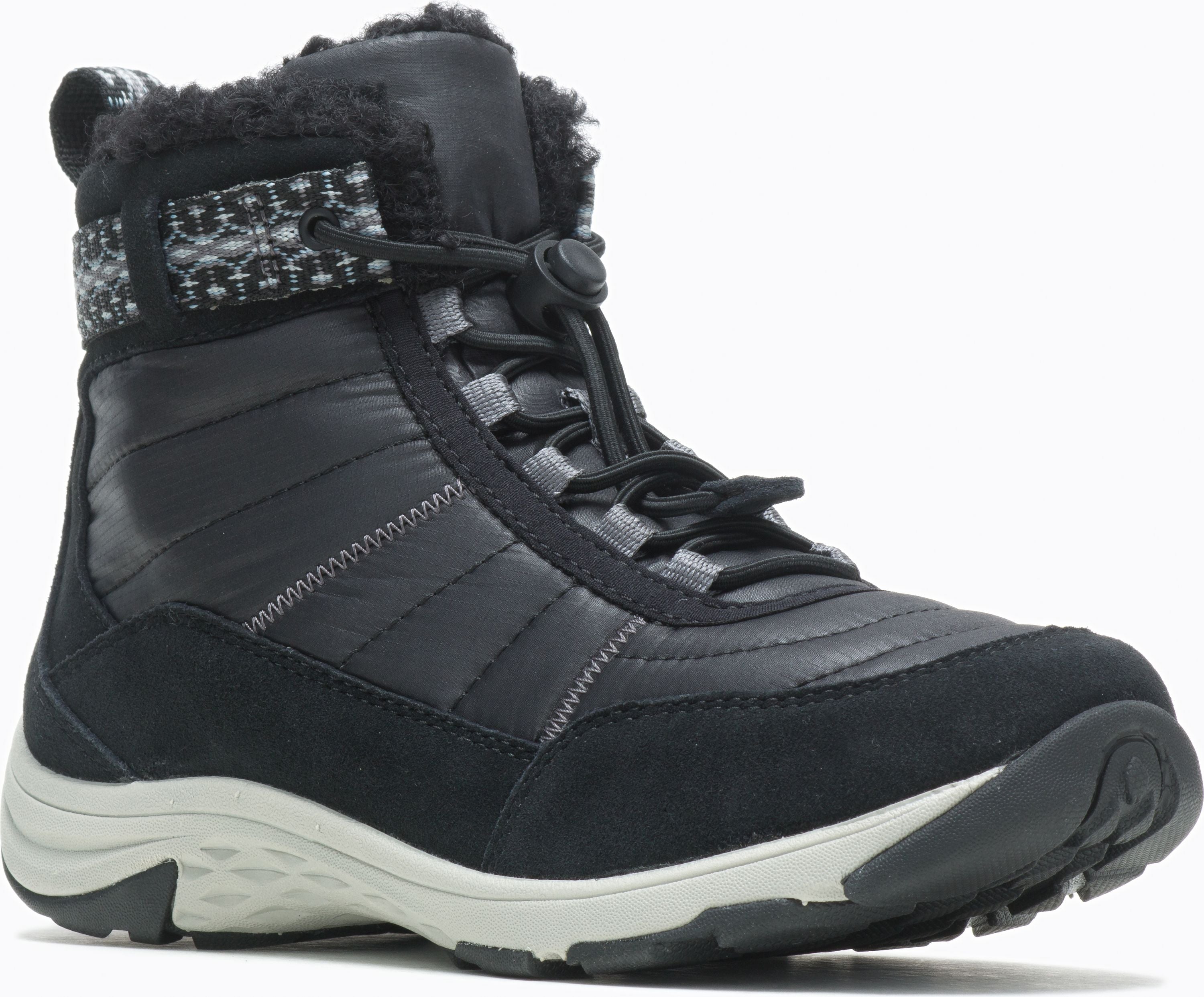 Women's Approach Sport Mid Polar Waterproof Black – Quarks Shoes