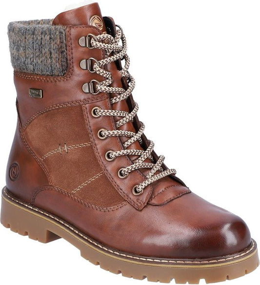 Remonte Boots Brown Lace Up Hiker