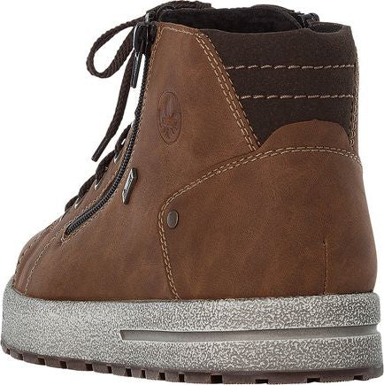 Rieker Boots Brown Warm Lined Lace Up Boot