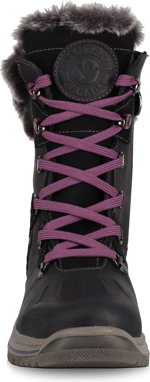 Santana Canada Boots Milly Leather Black Purple