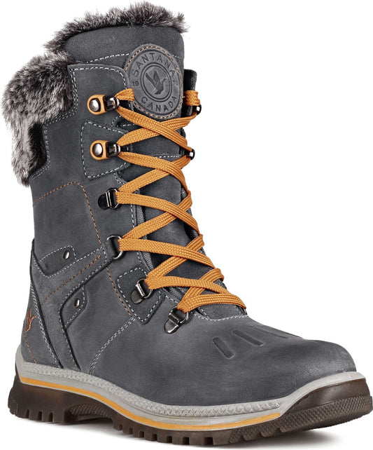 Santana Canada Boots Milly Leather Grey Mustard