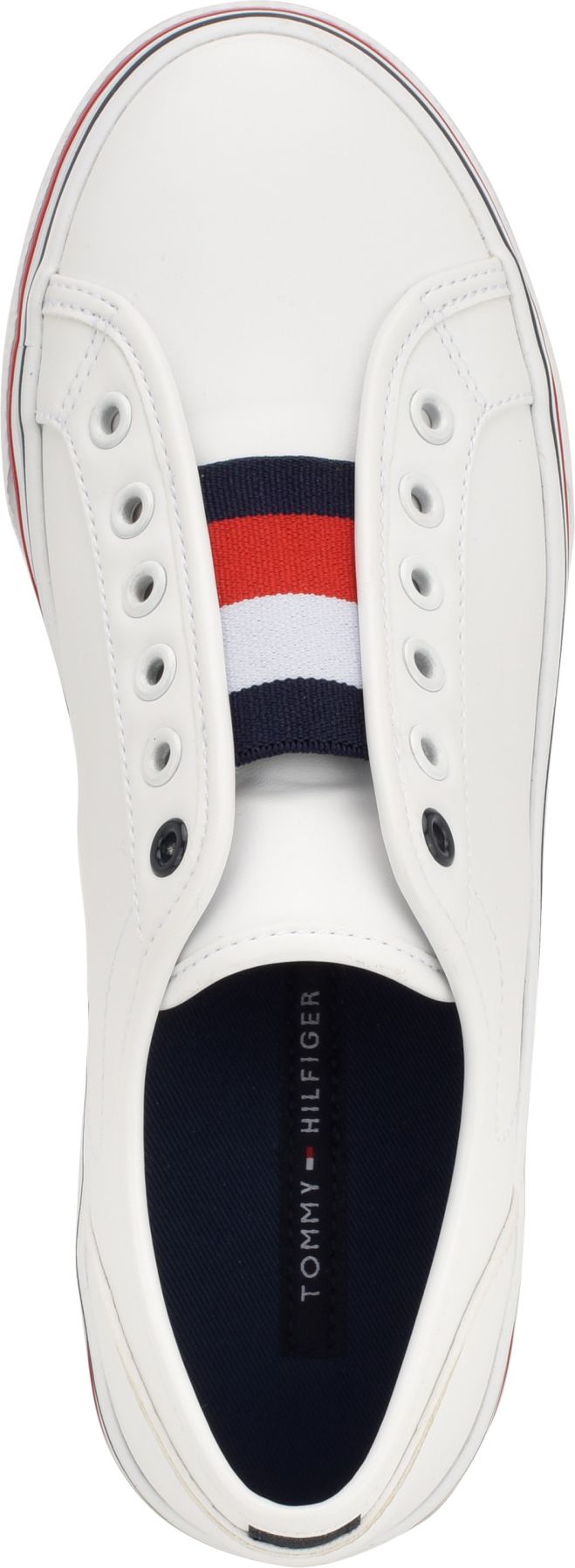 Tommy Hilfiger Shoes Balie Leather Like White