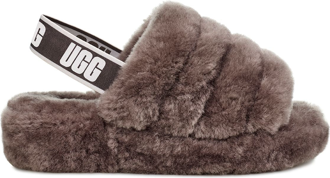 Fluff Yeah Slide Charcoal – Quarks Shoes