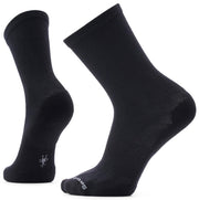 Everyday Solid Rib Crew Socks Black