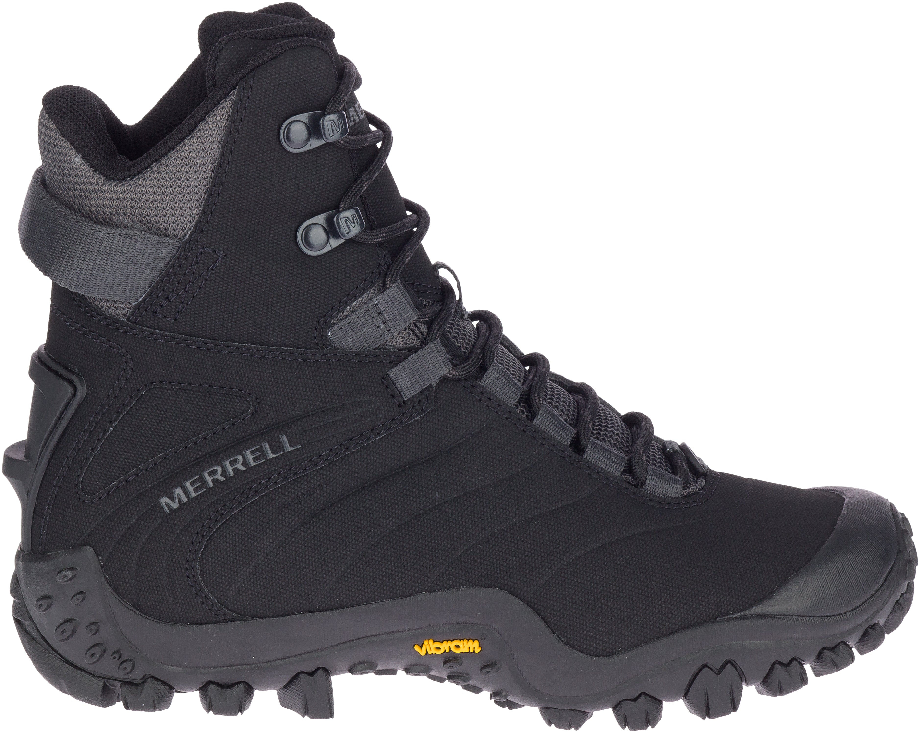 靴 MERRELLvibram Chameleon 8 Thermo Tall Waterproof Black/Rock | Quarks Shoes