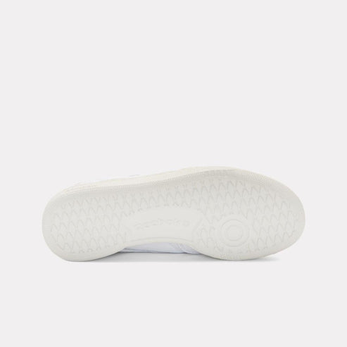 White shoe sole with intricate pattern.
