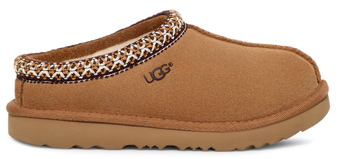UGG slipper in brown with decorative stitching