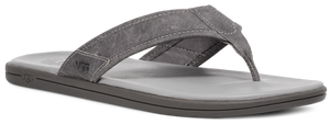 A grey sandal.