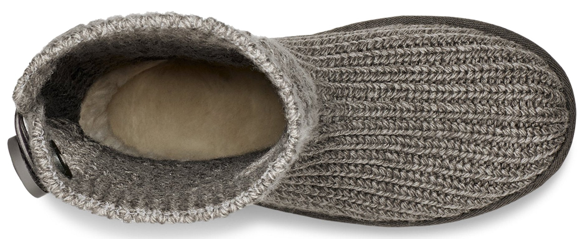Cardi Cable Knit Grey | Quarks Shoes