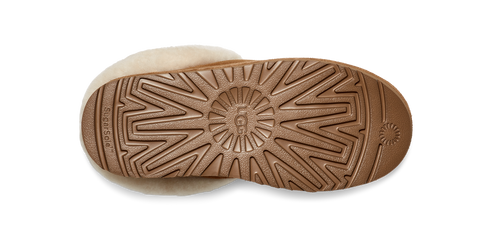 UGG boot sole showing tread pattern.