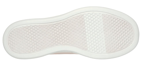 A white shoe sole with a patterned bottom.