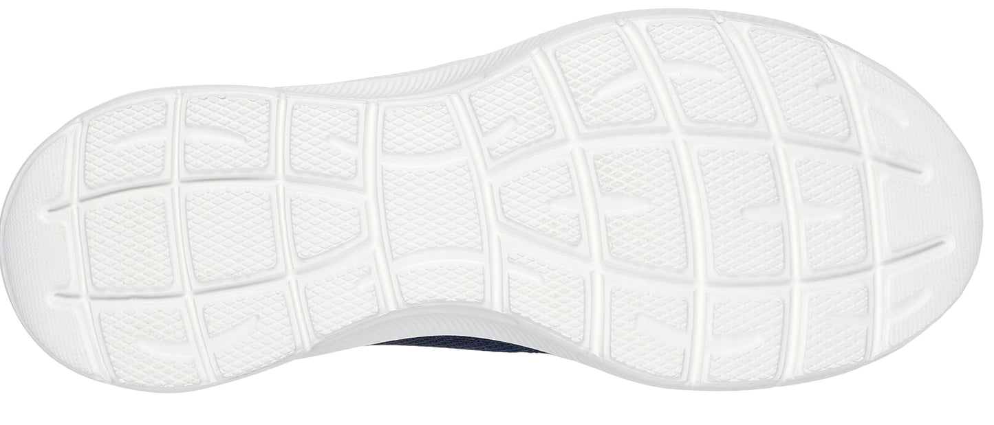Shoe outsole with grid tread pattern.