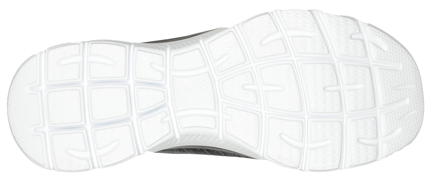 A sole with grid-like rubber pattern.
