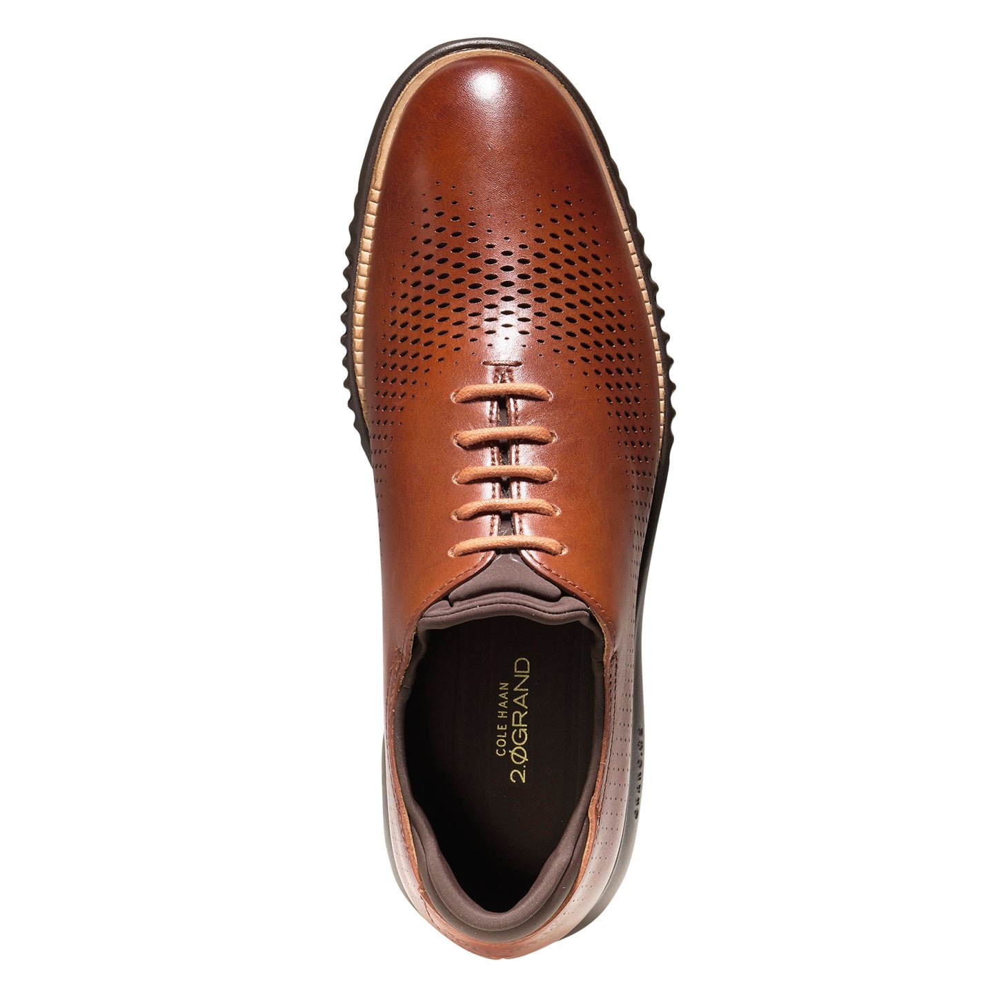 Laser Wingtip Oxford Lined Tan – Quarks Shoes1