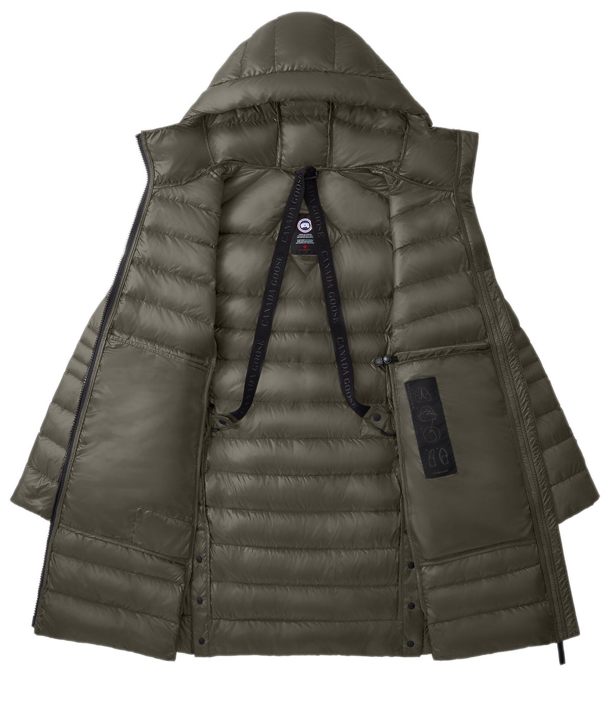 Cypress Hooded Jacket Black Disc Smoke | Quarks Shoes