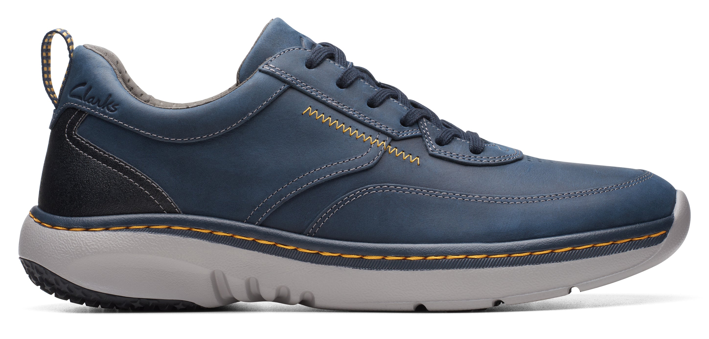 Clarkspro Lace Leather Navy | Quarks Shoes