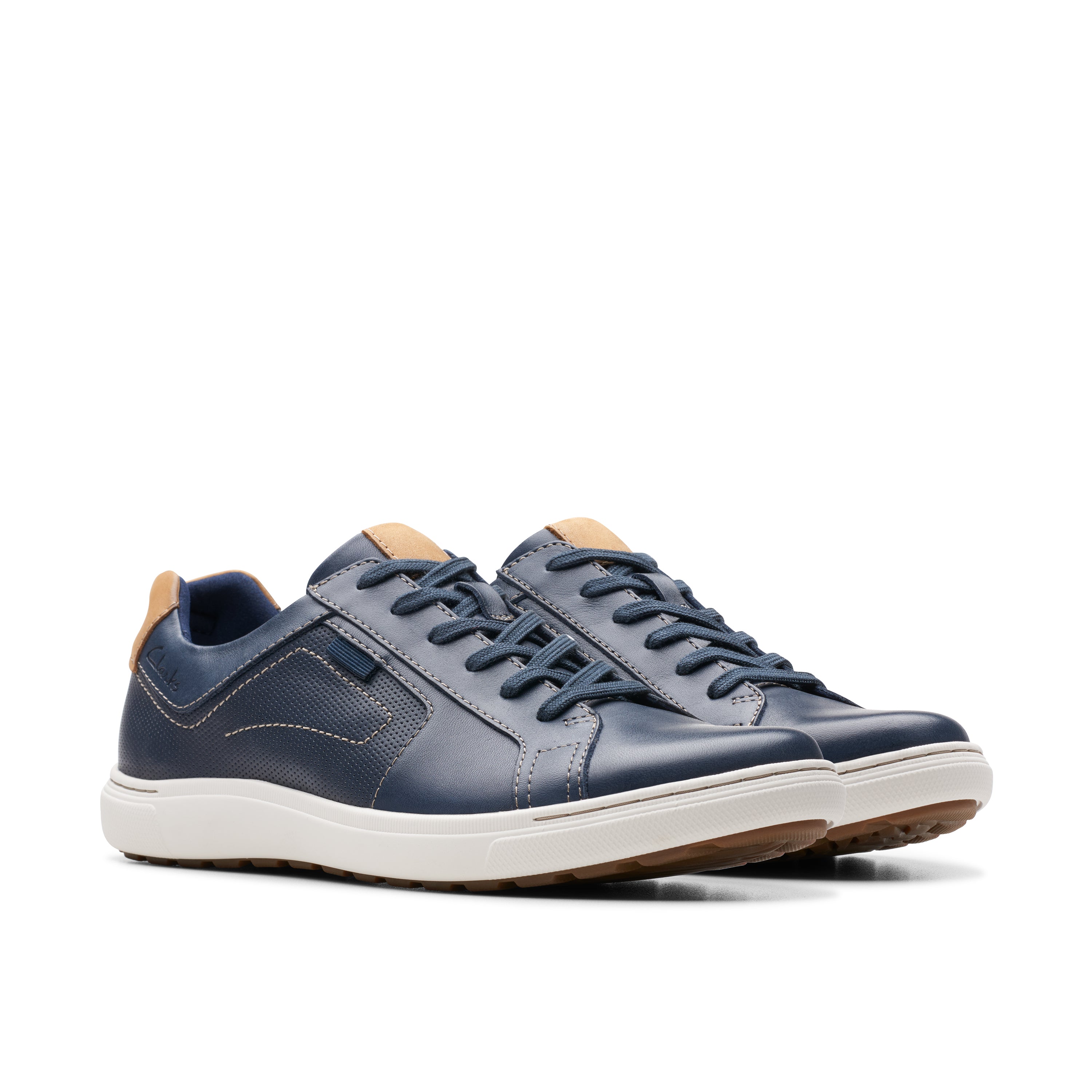 Mapstone Lace Leather Navy Leather | Quarks Shoes