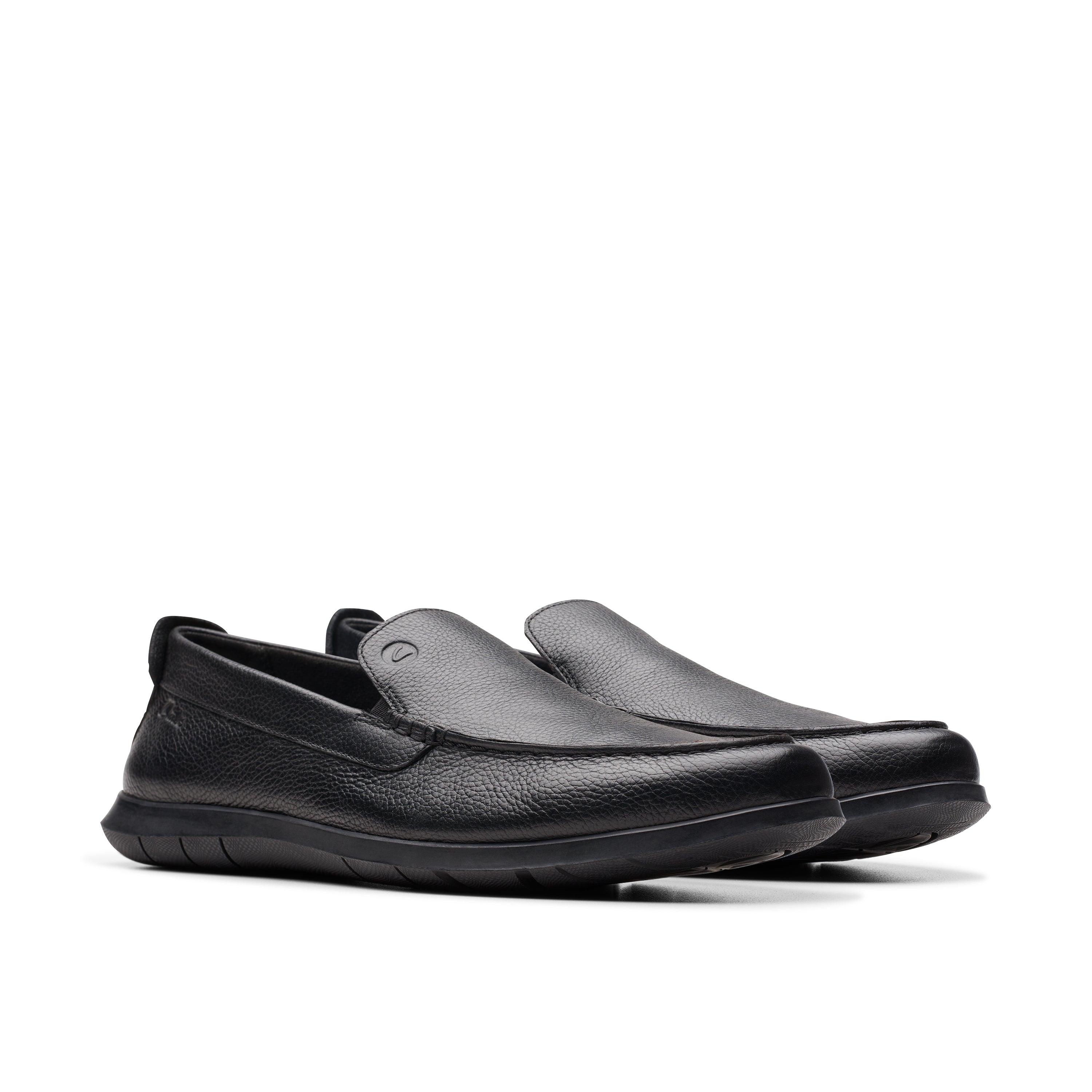 Flexway Step Leather Black Leather | Quarks Shoes