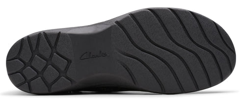 A shoe sole with brand writing.