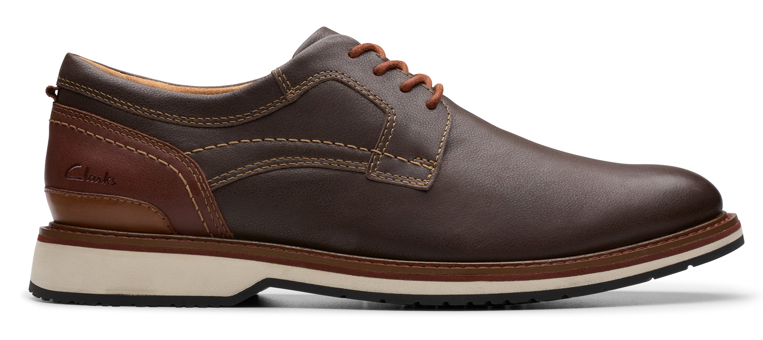 Monahan Plain Leather Brown | Quarks Shoes