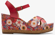 Chicly Floral Red Print