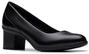 Shaya Poppy Leather Black