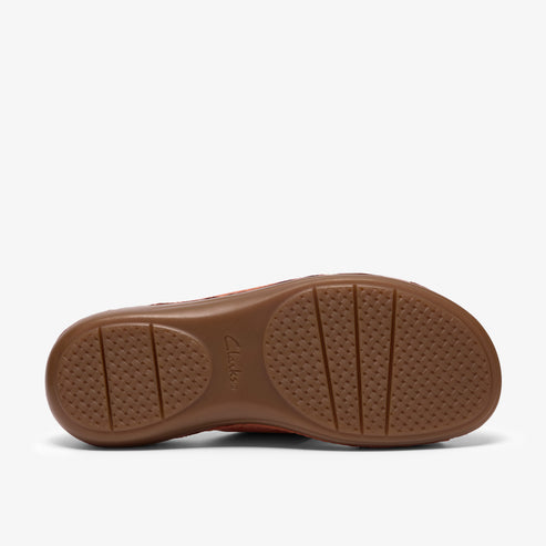 Shoe sole with ridged tread