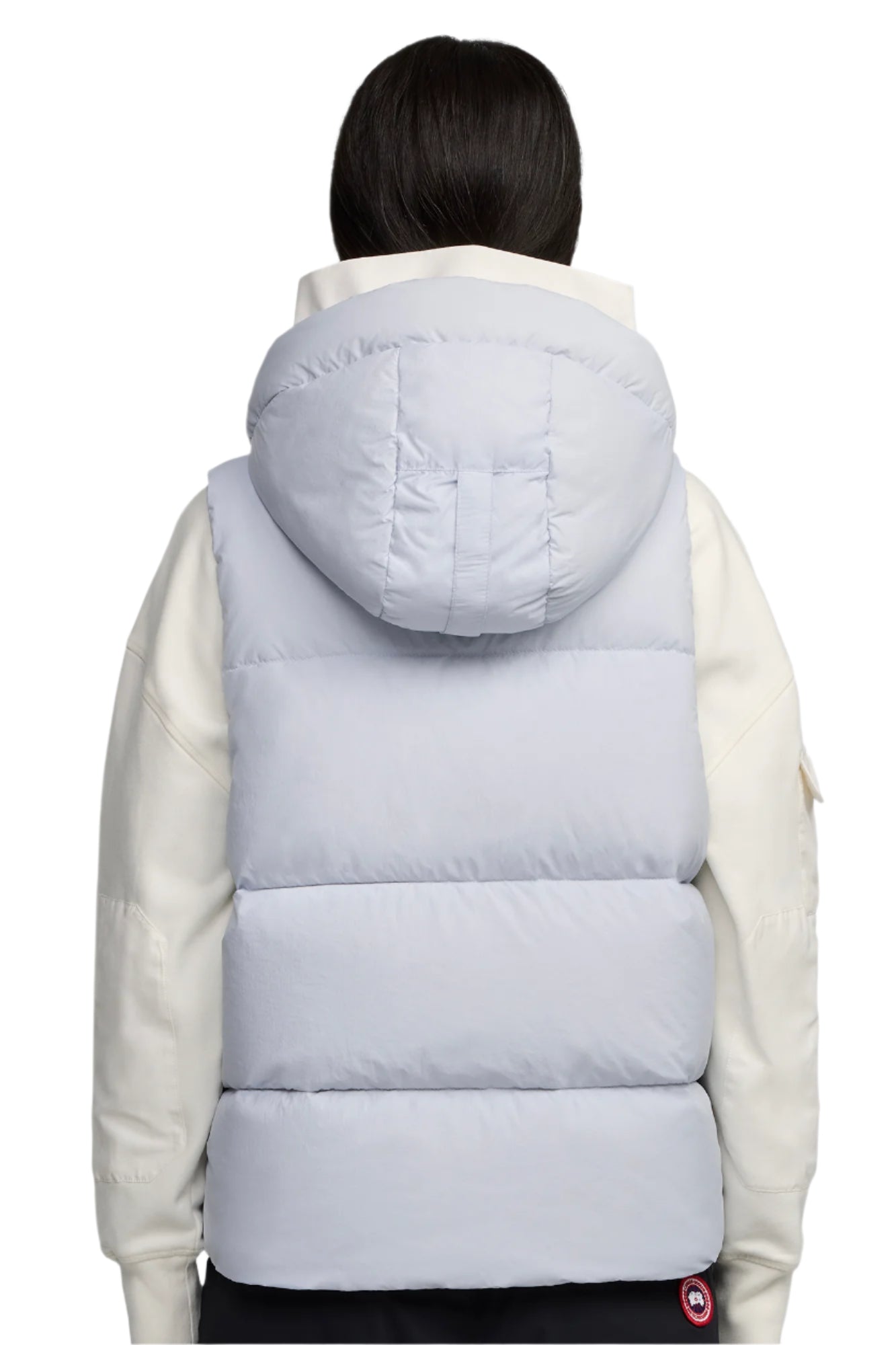 Junction Puffer Vest White Disc Early Frost | Quarks Shoes
