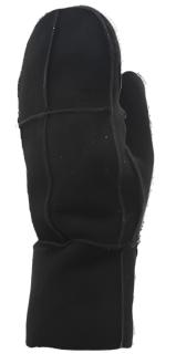 A black mitten.
