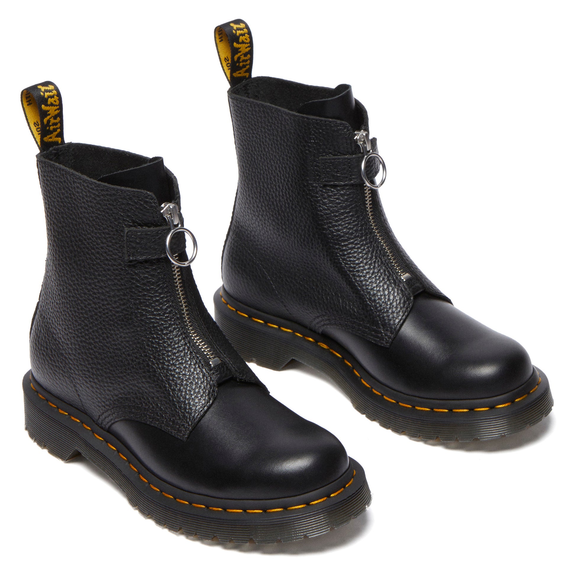 パパ 1460 Pascal Front Zip Black | Quarks Shoes