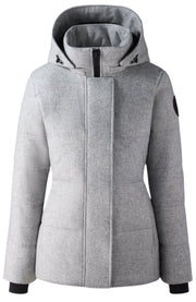 Chelsea Parka Alluraluxe Wool Baltic Grey