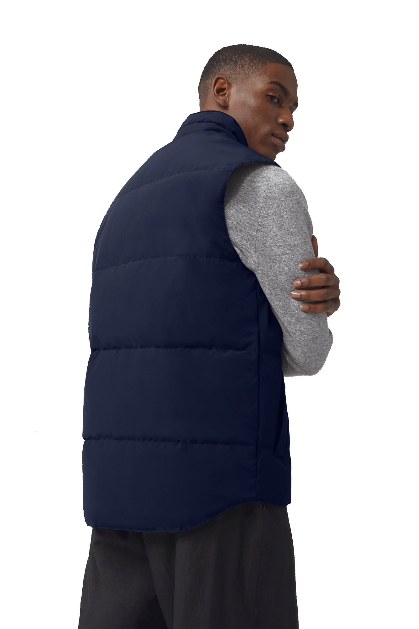 Garson Vest Black Disc Atlantic Navy | Quarks Shoes