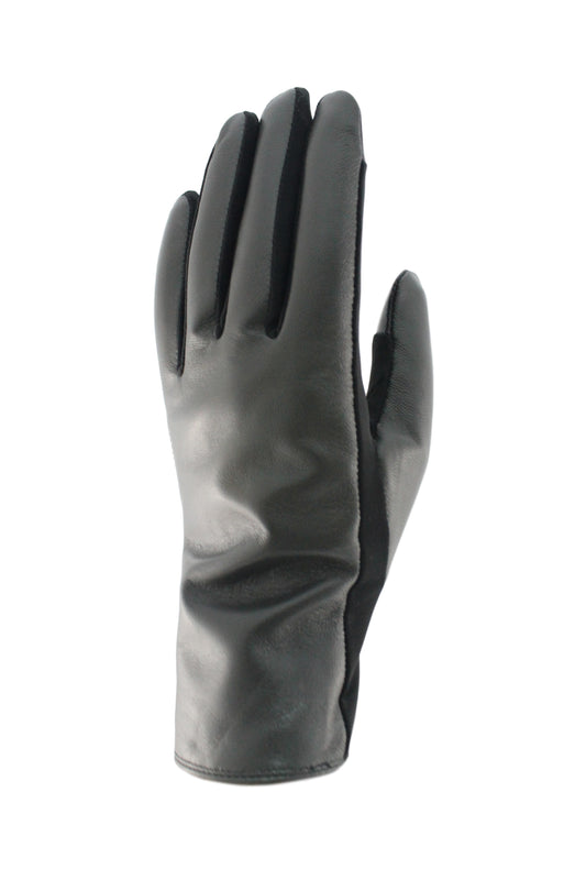 Black work glove.