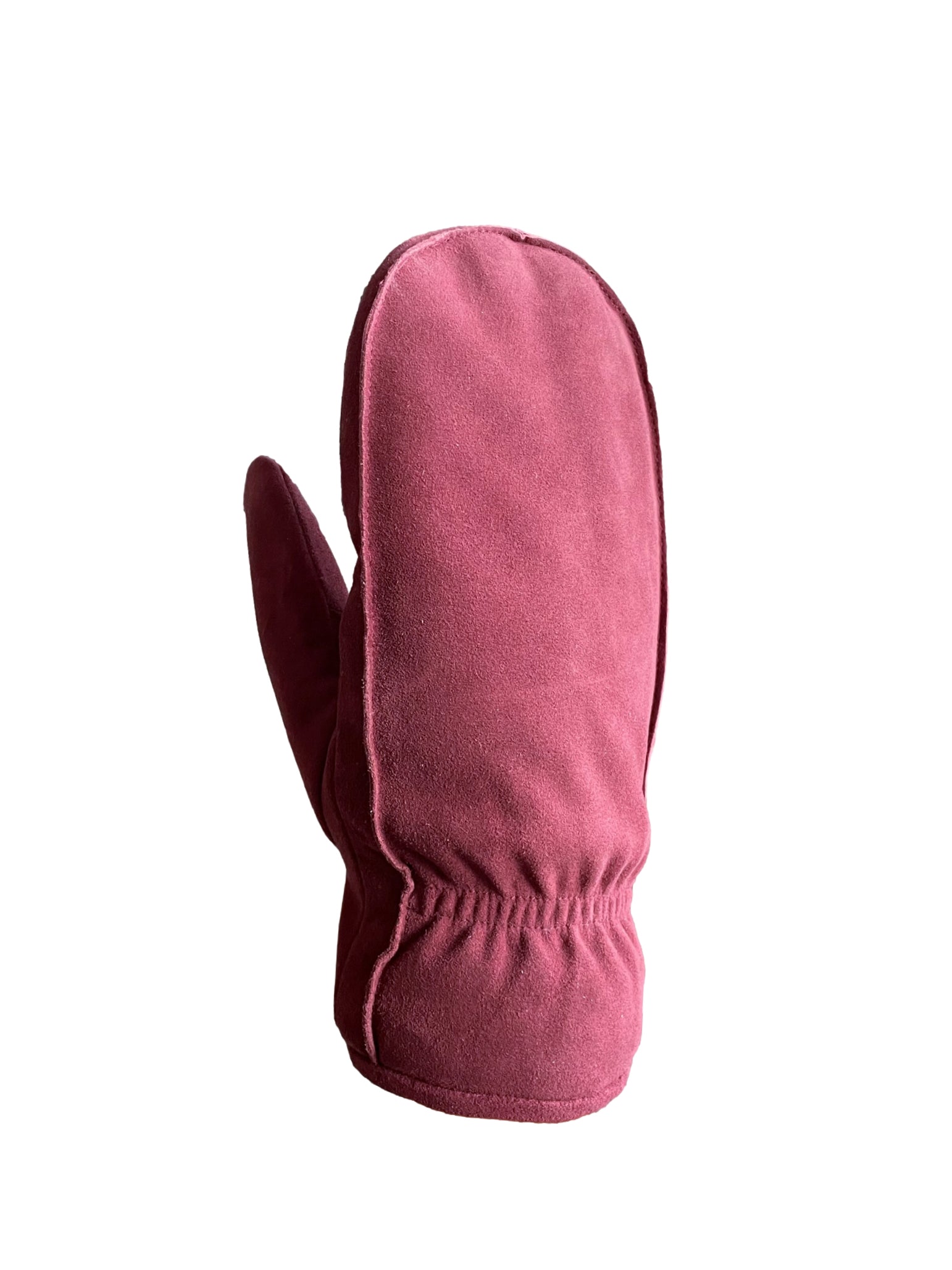 Ladies Suede Mitt With Glove Dry Rose