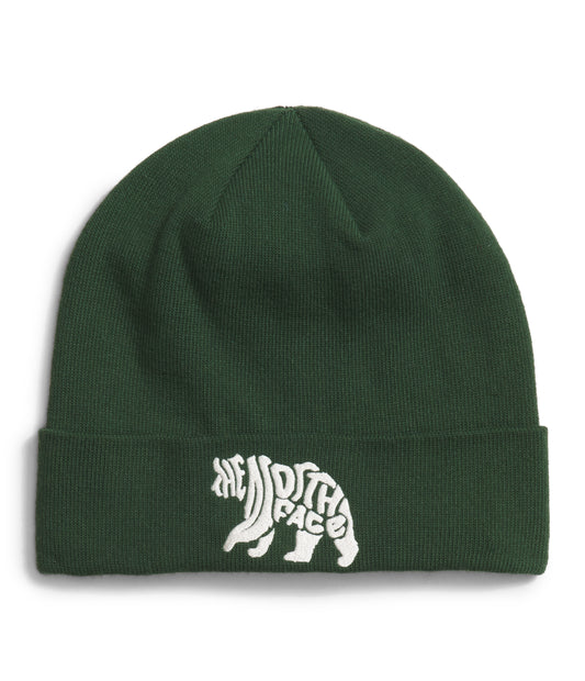 Dock Worker Recycled Beanie Pine Needle Bear Graphic