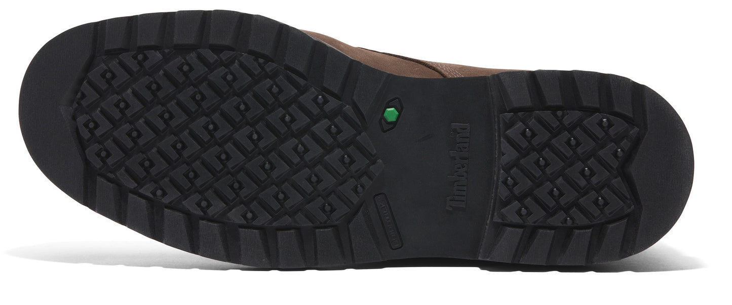 boot sole with deep tread pattern