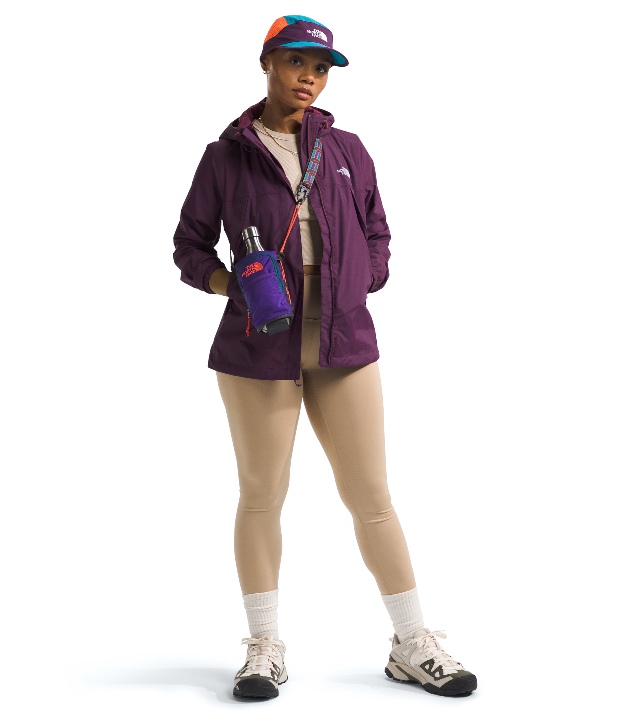 Women's Antora Jacket Black Currant Purple | Quarks Shoes