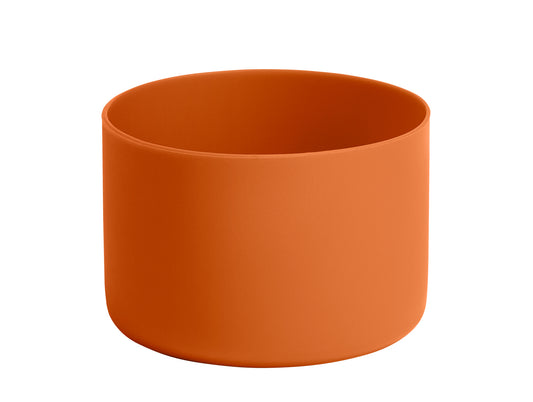 Orange silicone bottle sleeve