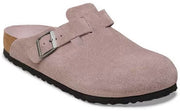 Boston Soft Footbed Suede Faded Purple Narrow Fit