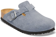 Boston Suede Stone Blue Narrow Fit