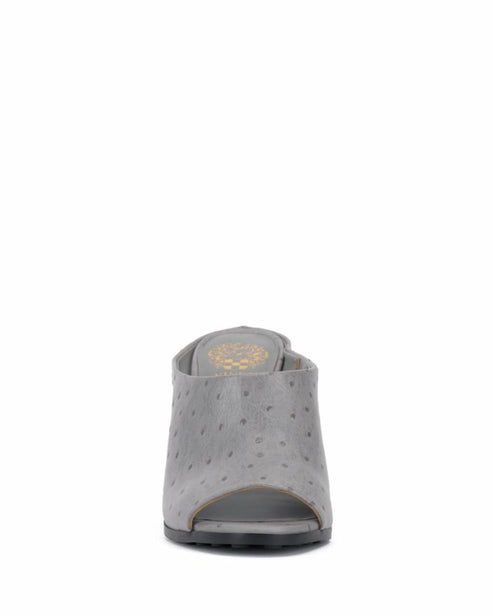 gray mule shoe, front view