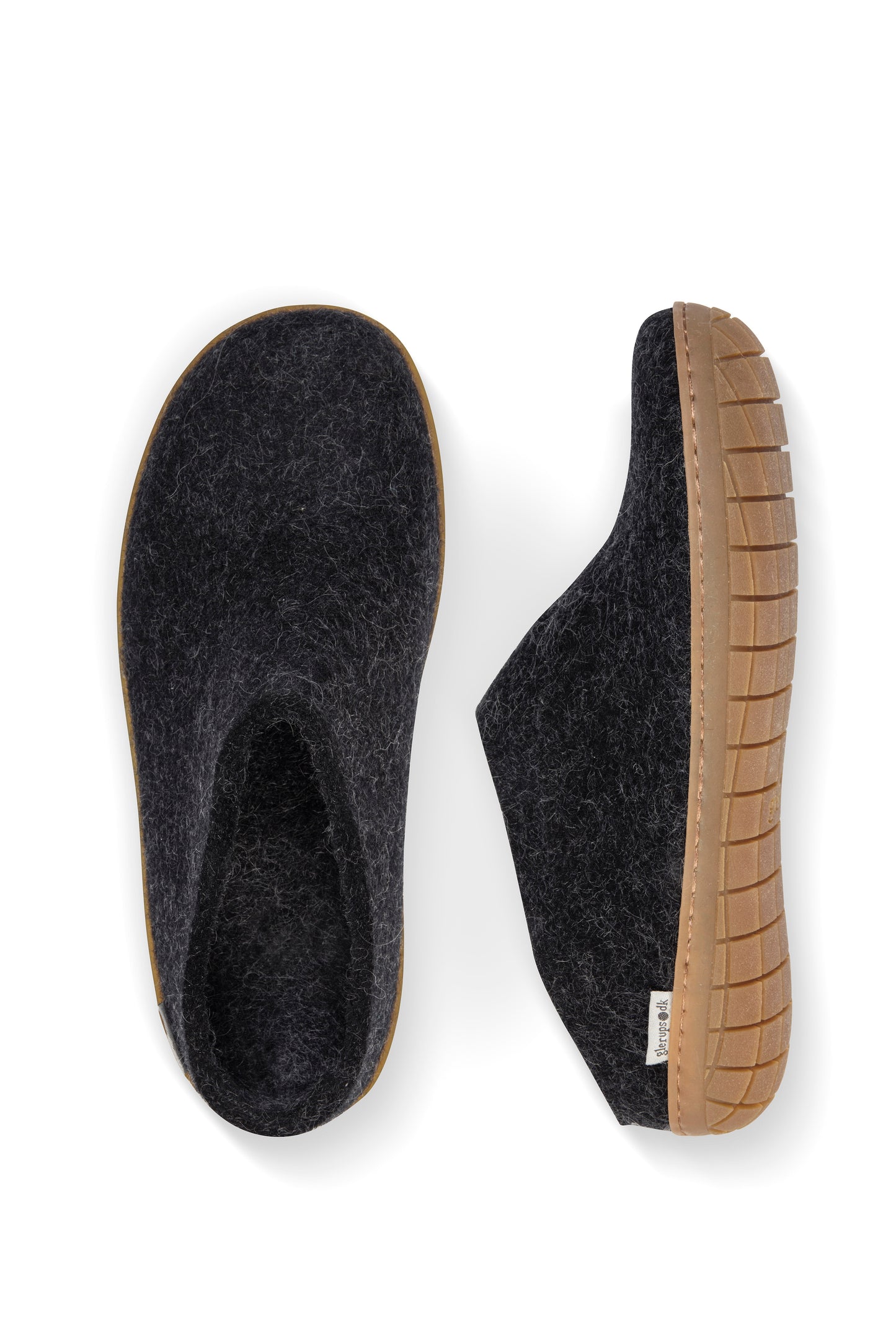 Slip On Rubber Sole Natural Charcoal
