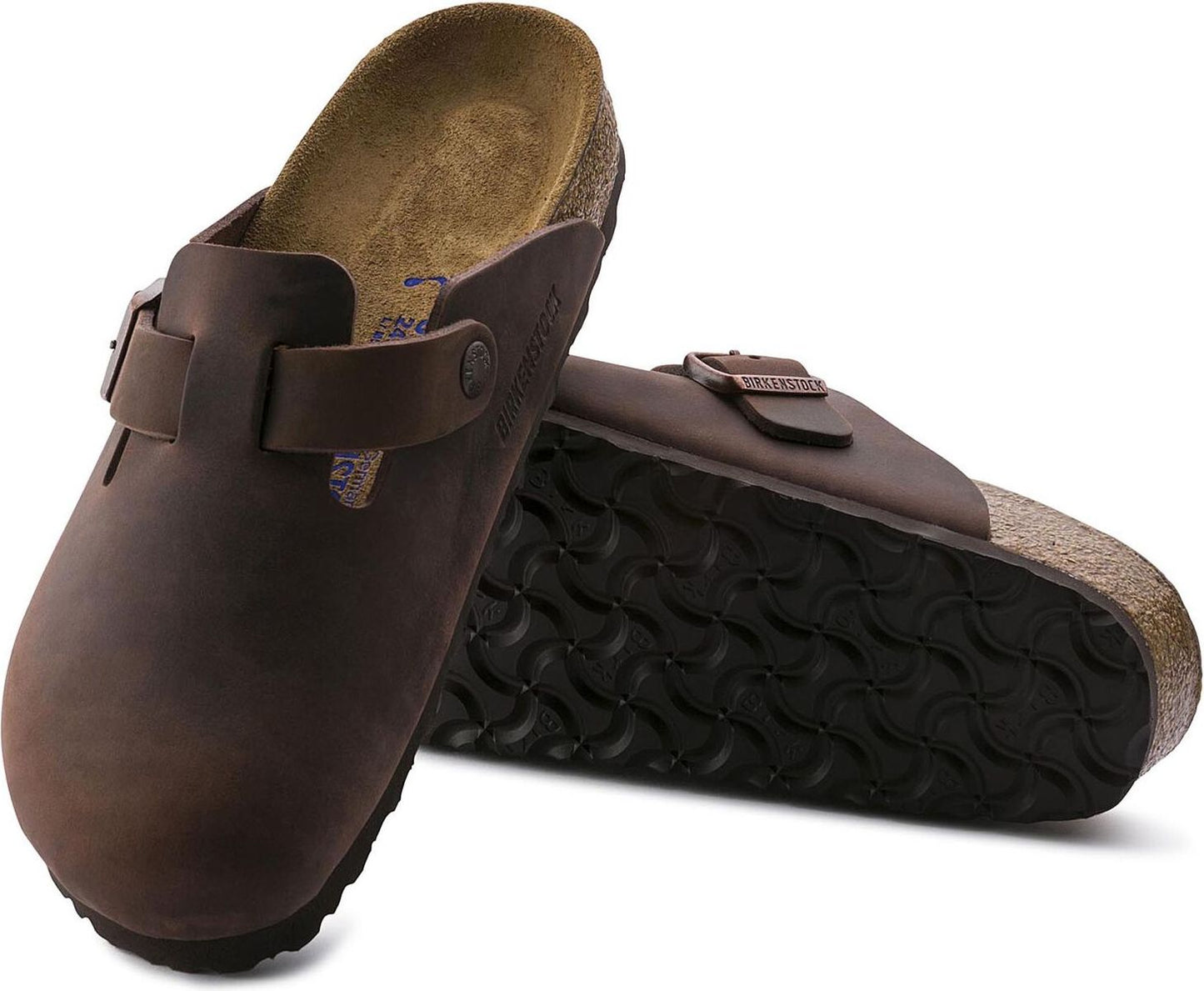 Boston Soft Footbed Oiled Leather Habana - Narrow