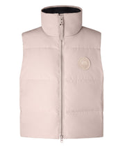 Grandview Cropped Vest Tonal Disc Vintage Rose