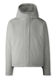 Alberni Reversible Fleece Bomber Silverbirch Heather