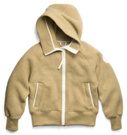 Chilliwack Fleece Bomber White Disc